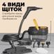 Портативний паровий очищувач чорний з 4 насадками та регулятором температури TC-SC-003 фото 3