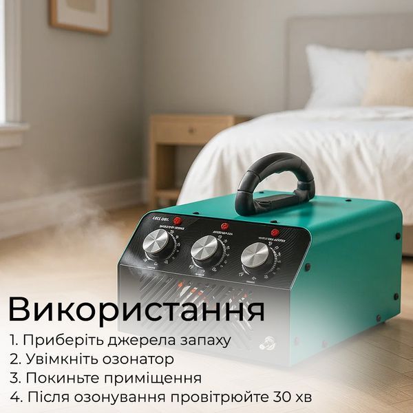 Промисловий озонатор повітря та води 3в1 Doctor-101 D60-H для великих приміщень. Генератор озону з високою продуктивністю 60 г/год HS-G01 фото