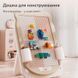 Дитячий мольберт двосторонній Lumpurini Frogodeo 3-в-1 з LCD екраном, магнітною дошкою для малювання, конструктором і регулюванням висоти, графічний планшет YBC-QWHB-005 фото 7