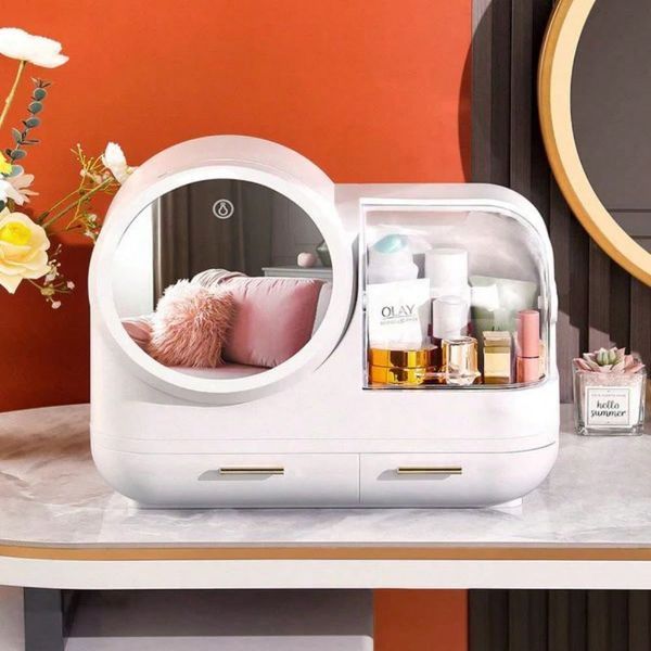 Косметичний органайзер Airglow Pro з вентилятором Білий КББ TF-01-w фото