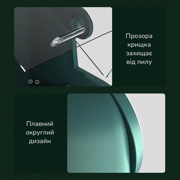 Косметичний органайзер Airglow Pro з вентилятором Зелений КББ TF-01-g фото