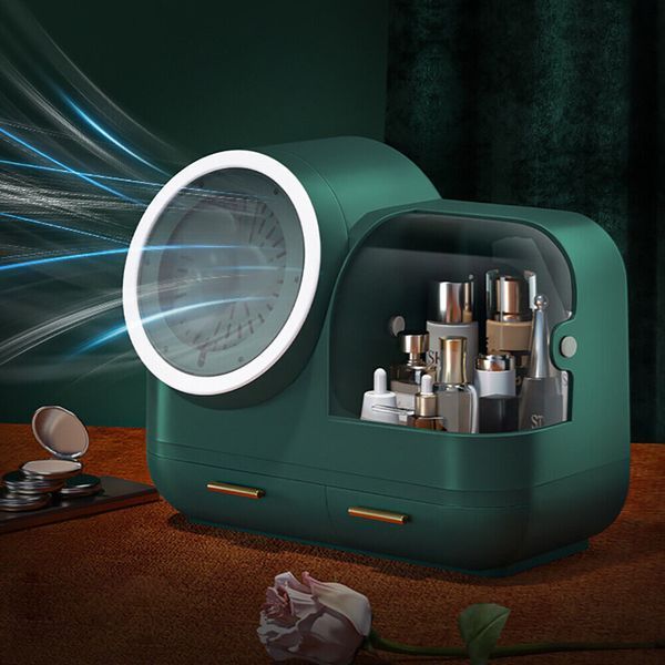 Косметичний органайзер Airglow Pro з вентилятором Зелений КББ TF-01-g фото