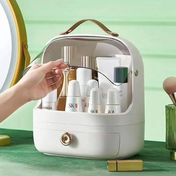 Настільний органайзер для косметики, прикрас Elegance Kit, б'юті бокс переносний, набір із 5 контейнерів TF-13 фото