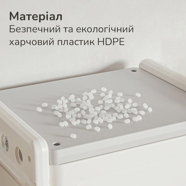 Органайзер для іграшок та книг Lumpurini Alessio, 3 контейнери, полиця Монтесорі. Стелаж-полиця в дитячу кімнату C-KC879gw фото