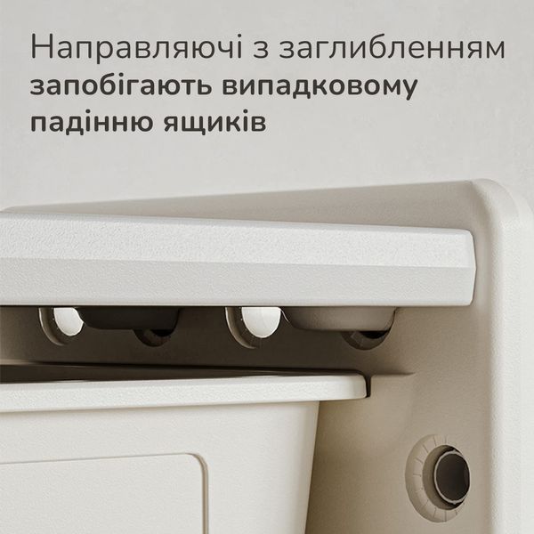 Органайзер для іграшок та книг Lumpurini Alessio, 3 контейнери, полиця Монтесорі. Стелаж-полиця в дитячу кімнату C-KC879gw фото